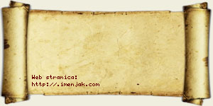 Andjelina Veljković vizit kartica